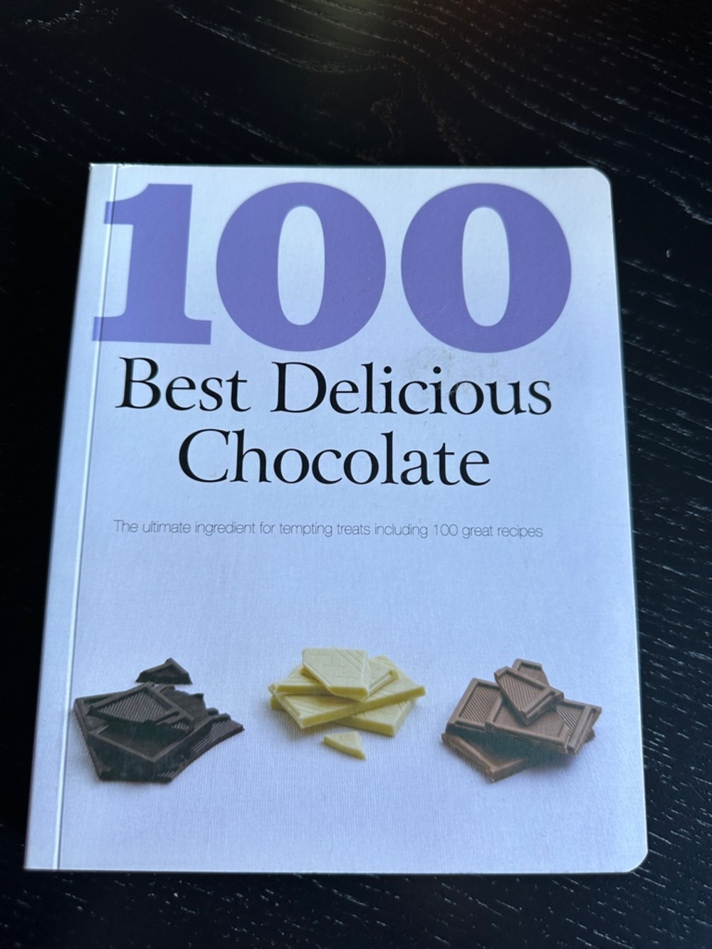 100 Best Delicious Chocolate Cookbook - Lavender Cover